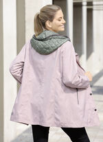 Functionele jas met afneembare capuchon 