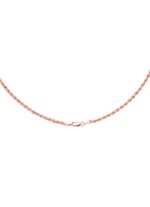Stijlvolle koordketting in ros&eacute;goud 