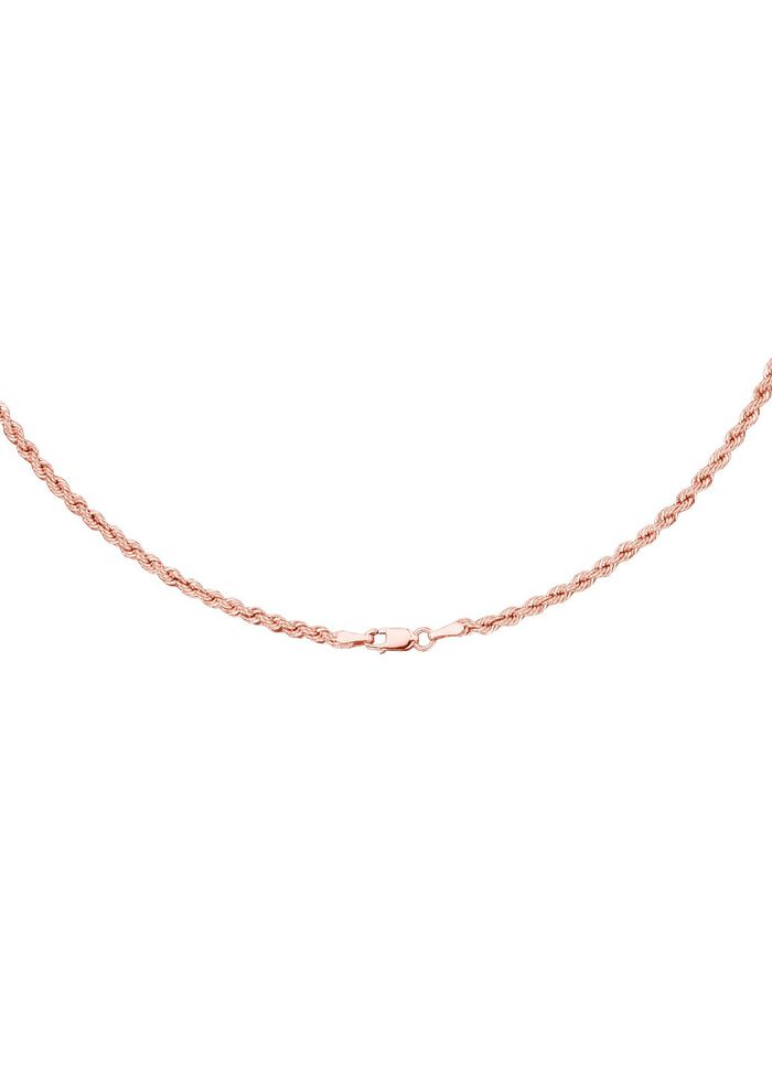 Stijlvolle koordketting in ros&eacute;goud 