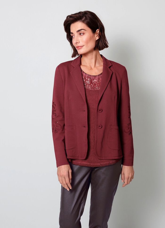 Blazer met mooi borduursel 