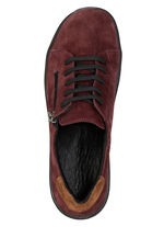 ELENA EDEN, comfortabele dames veterschoenen, breedte G, met uitneembaar voetbed BORDEAUX
