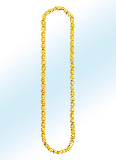 Massieve diamanten ketting met figuur acht patrijs 