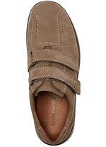 Waldl&auml;ufer, comfortabele herenpantoffels, breedte H, met uitneembaar voetbed TABAKBRUIN