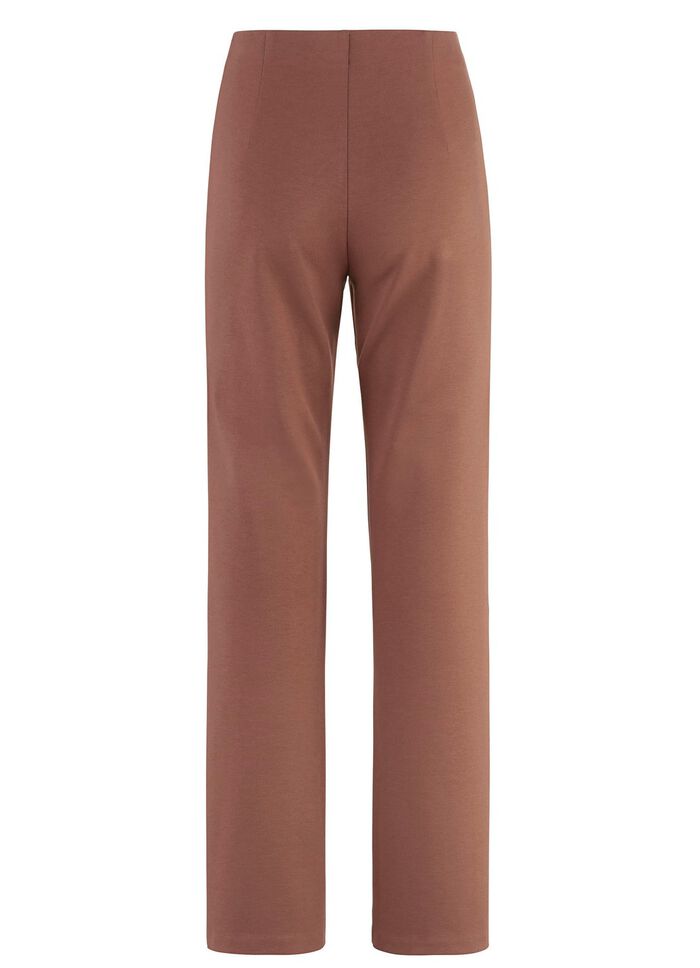 Jerseybroek met uitlopende pijpen 