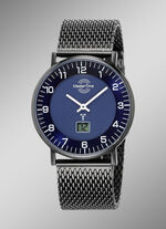 Master Time radiogestuurd herenhorloge met roestvrijstalen band 