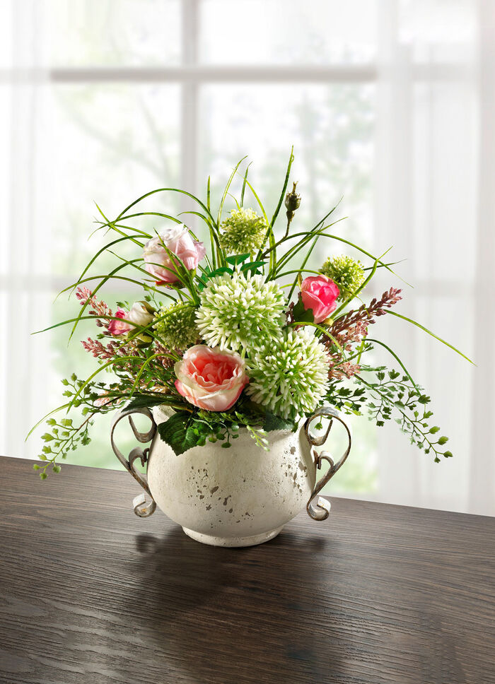 Allium-bloemstuk in pot 