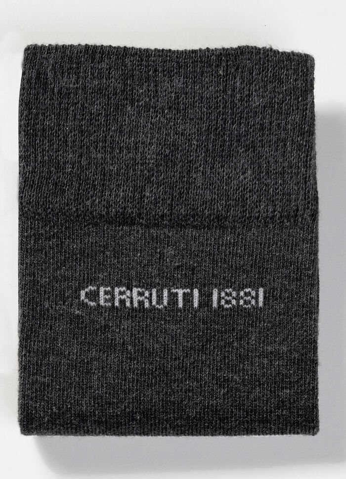 Zespak sokken met een dubbele comfortabele tailleband 3X ANTHRAZIT MELIERT, 3X UNI MARINE