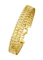 Dubbele kinkettingarmband 