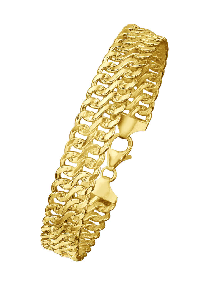 Dubbele kinkettingarmband 