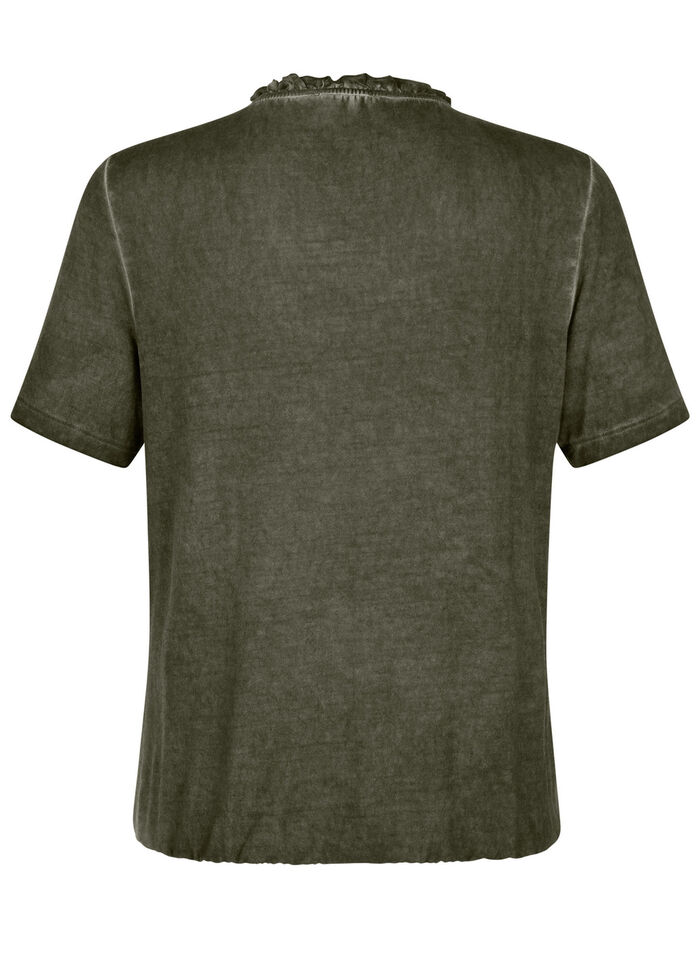 Shirt met individuele verftechniek 