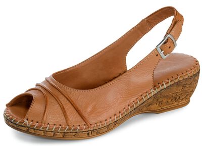 Gemini, chique damessandalen, breedte G, met elastische band 