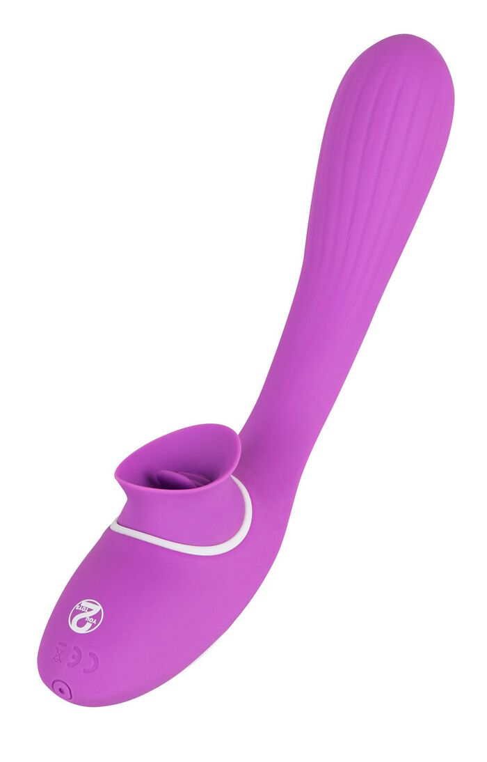 Konijnenvibrator met likfunctie 