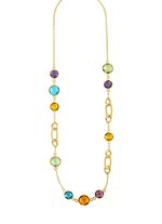 Kleurrijke elegantie: ketting met kwarts 