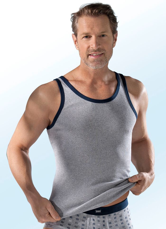 Vierpack sportjasjes met contrasterende randen 