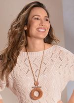 Trendy ketting met hanger 