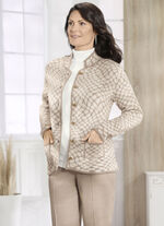 Cardigan met grafische jacquard 