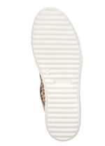 ELENA EDEN veterschoenen met cognackleurige leoprint CAMEL-GOUD