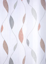 Winkel met puntgolfontwerp ROOD-GRIJS