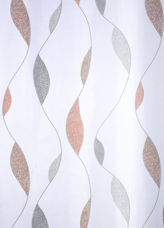 Winkel met puntgolfontwerp ROOD-GRIJS