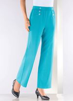 Broek met decoratieve sierknopen 