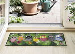 deurmat met uilenmotief MULTICOLOR