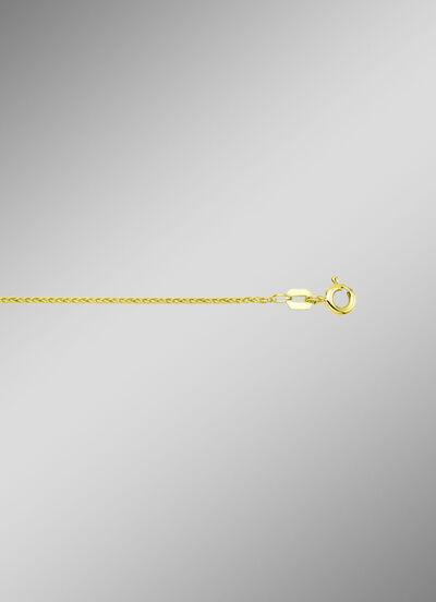 Gouden gevlochten ketting 