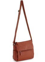 Laurina, tas, dames, met verstelbare schouderband KASTANJE