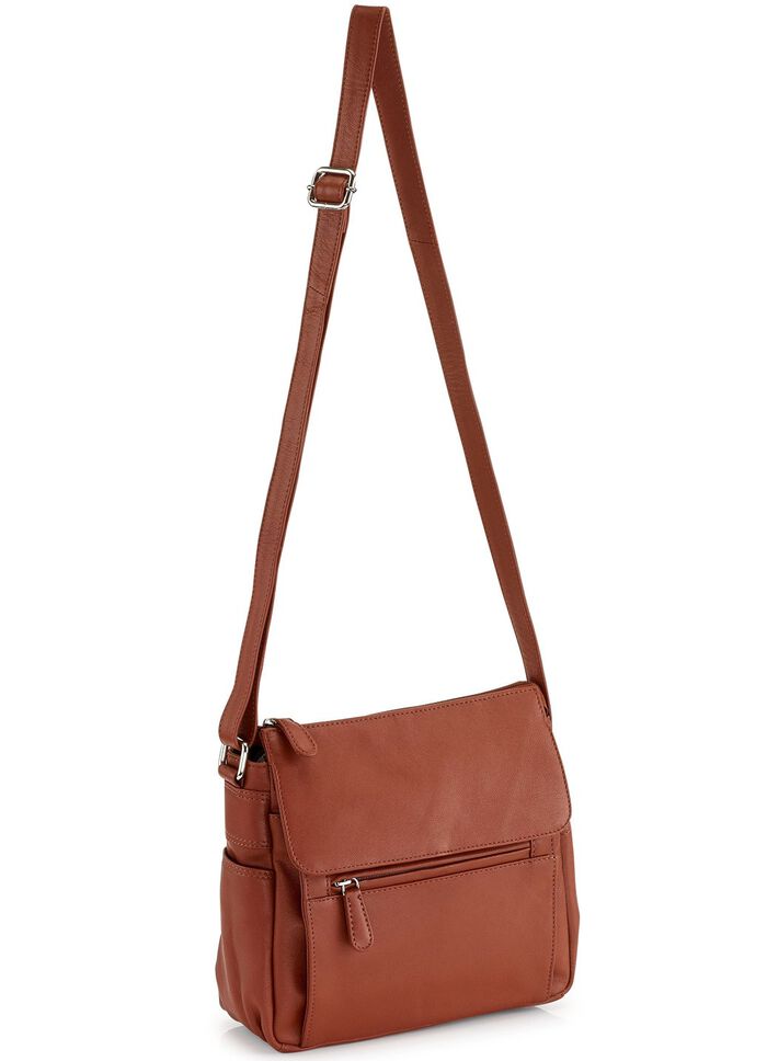 Laurina, tas, dames, met verstelbare schouderband KASTANJE