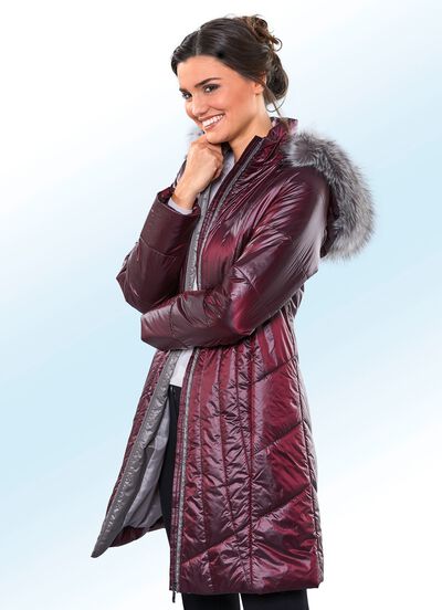 Korte jas met afneembare capuchon 