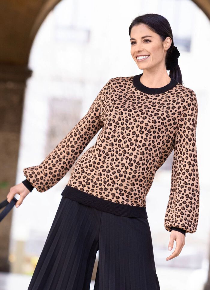 Trui met glittereffect 