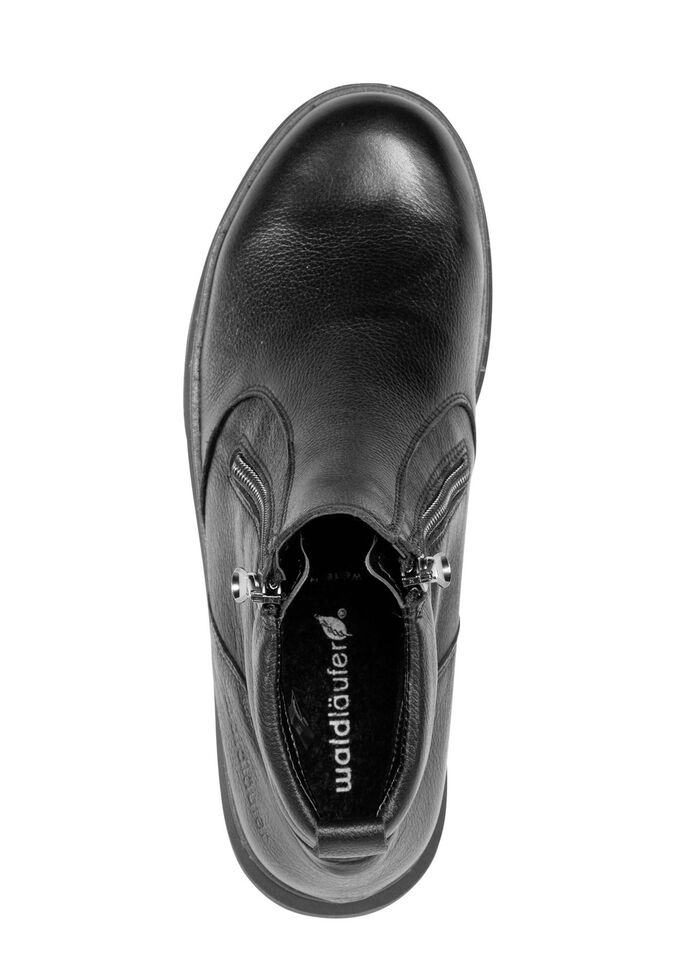 Waldläufer, comfortabele dames enkellaarsjes, winterschoenen, breedte H, met uitneembaar voetbed 