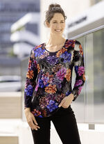 Schattig shirt met ronde hals 