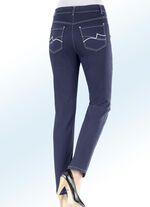 Stretch jeans DONKERBLAUW