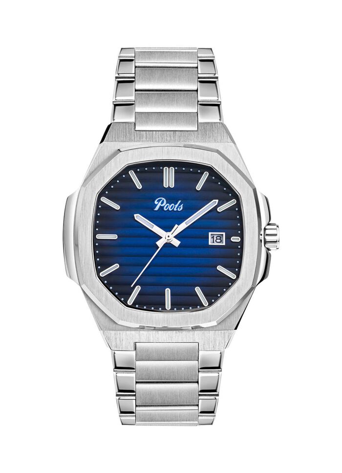 Quartz herenhorloge van roestvrij staal 