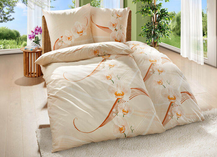 Renforcé beddengoedset van Dobnig COGNAC