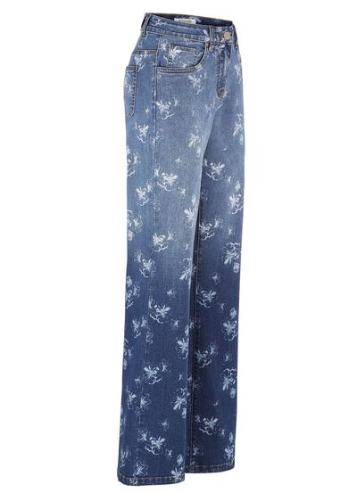 Jeans met prachtig kleurverloop 