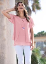 Tuniek met decoratieve motiefprint 