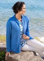 Cardigan met structuurstrepen 