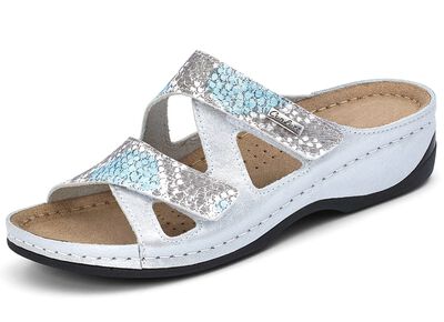 ELENA EDEN, comfortabele damesmuiltjes, breedte G, met klittenbandsluiting 