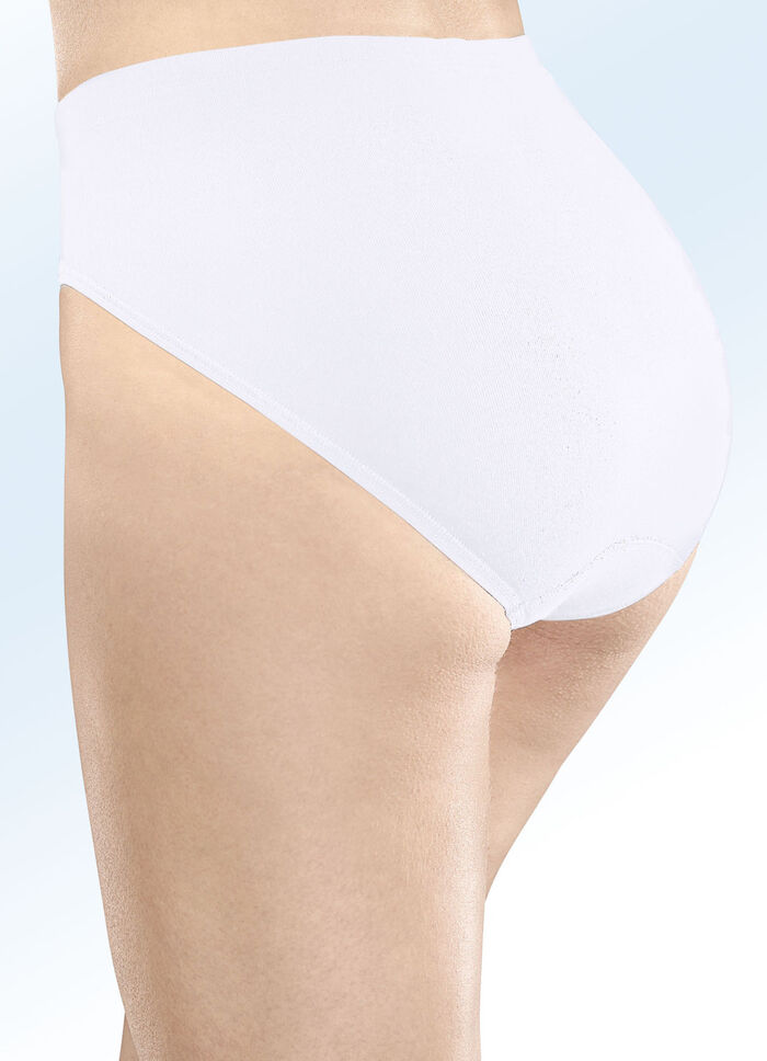 Speidel set van drie slips van puur biologisch katoen WIT