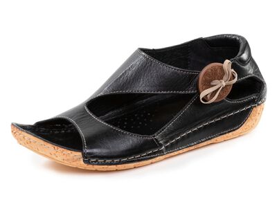 Gemini sandaal van deels gekleurd rundnappaleer 