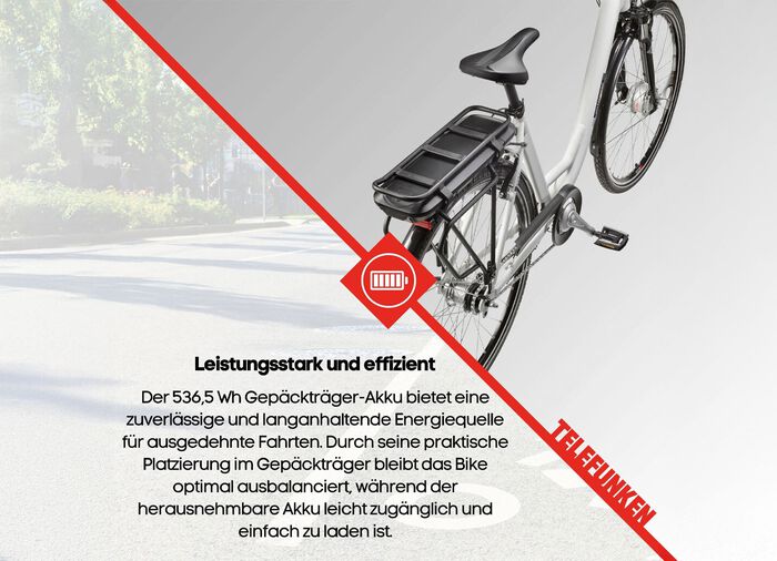 Stads e-bike RC667 van TELEFUNKEN 