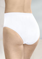 Verpakking van vier slips met elastische tailleband 2X MARINE, 2X WEISS