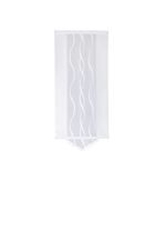 Schuifgordijn met een subtiel golfdessin WIT