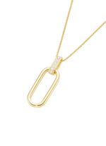 Vergulde hanger met ketting 