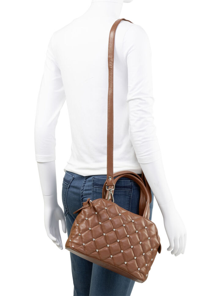 Laurina, tas, dames, met afneembare, verstelbare schouderband COGNAC