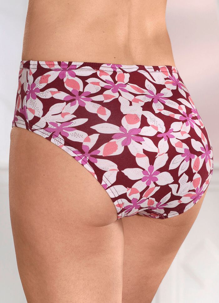 Set van vier slips met elastische band 