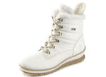 Remonte, gevoerde dames enkellaarsjes, winterschoenen, breedte G, met lamswol NATUURWIT