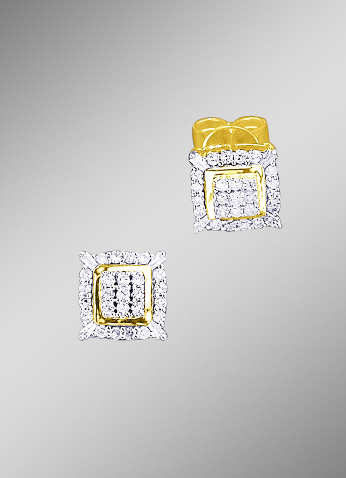 Oorknopjes met diamanten 