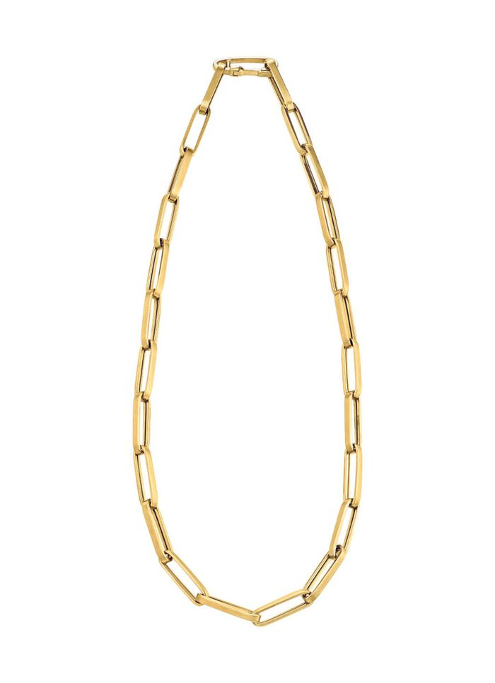 Interessante schakelketting van goud 